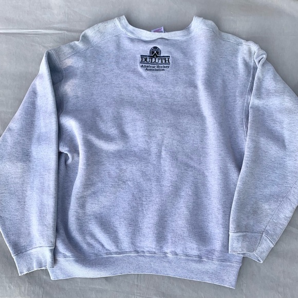 Vintage UMD University Minnesota Duluth Hockey Crewneck Sweatshirt Fruit of Loom - Picture 5 of 6